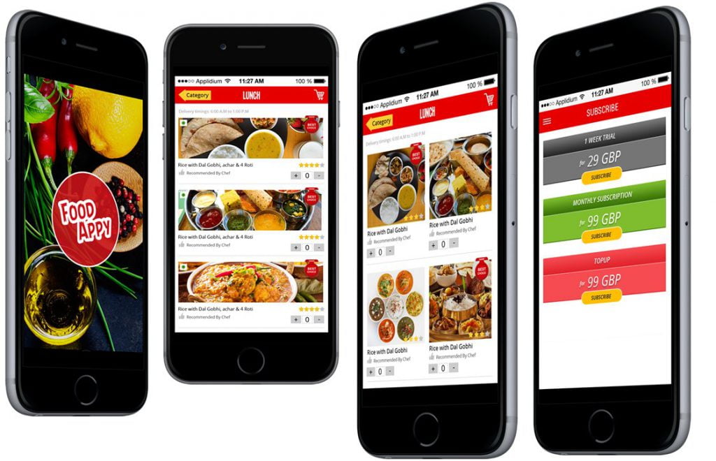 Projects - App Development Entwicklung mobiler Lebensmittellieferungen