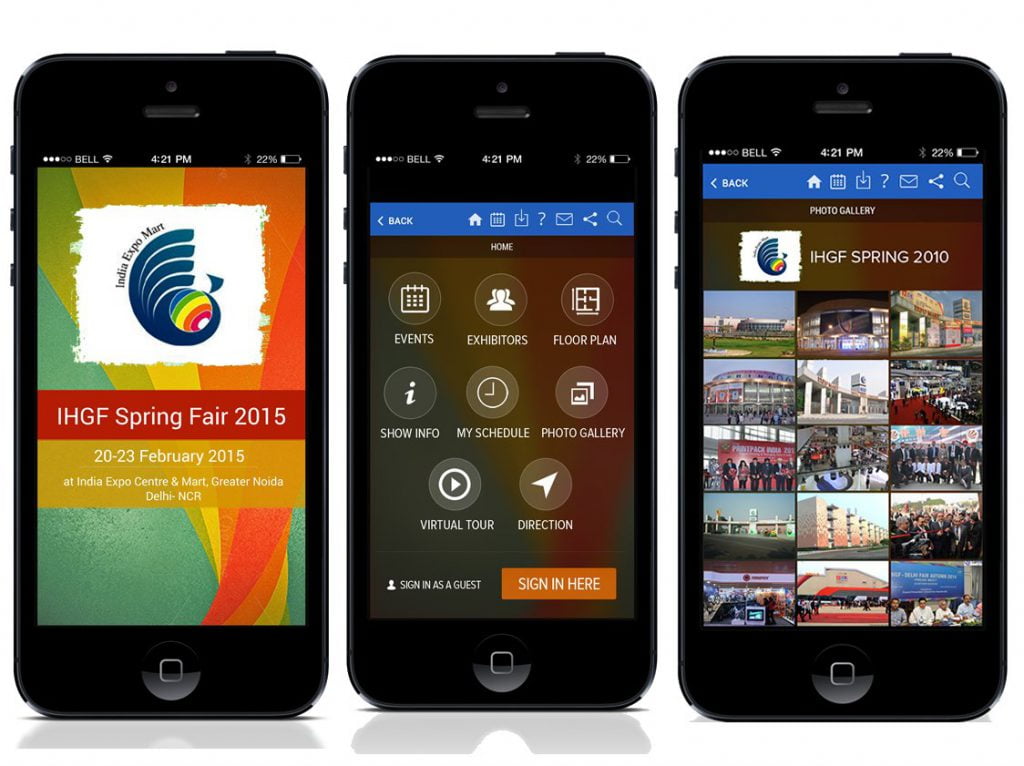 Projects - App Development Internationale Ausstellung Expo Mart Mobile App