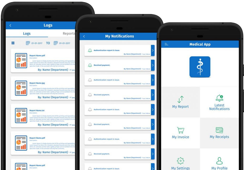 Projects - App Development Mobile App fur Krankenhausmanagement